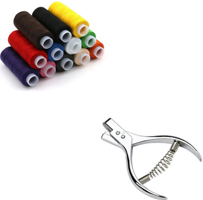 Crafts Haveli Sewing Thread 12pc & Pattern Notcher Sewing Kit