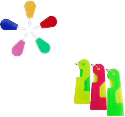 Crafts Haveli Needle Threader 5pc & Adv Needle Threader 3Pc Sewing Kit