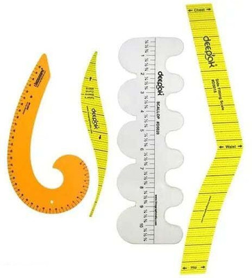 PADMAVATHI ENTERPRISES Combo of Pattern Making Tools Set, Scallop Scale Sewing Kit