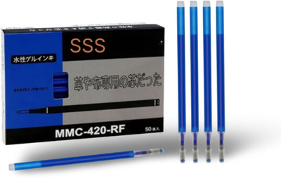 SSS Heat Erasable Marking High Temperature Markers ( PACK OF 50 PCS.)(Blue Refill) Sewing Kit