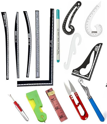 NTGS Tailoring Accessories for Sewing Kit | French Curve Scale for Tailoring Sewing Kit