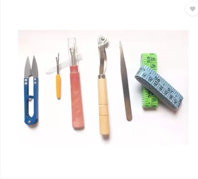 EASYSEW Measurement Tapes with Seam Rippers, Thread Cutter, Tracing Marking Wheel Sewing Kit