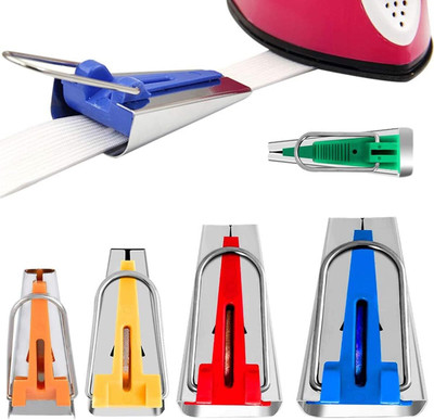 Gemsy Bias tape maker machine iron Sewing Kit
