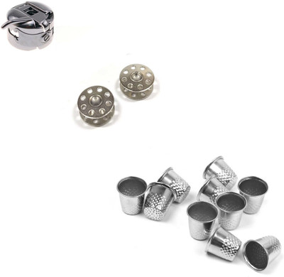Crafts Haveli Bobbin 2Pc & Case & Thimble 4pc Sewing Kit