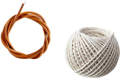 Kunfaya 1 Machine Leather Belt + 1 Off White Thread Sewing Kit