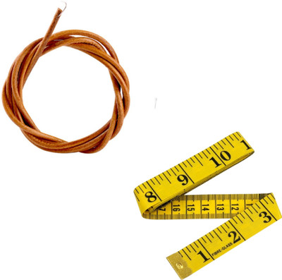 Kunfaya 1 Machine Leather Belt + 1 Measuring Tape Sewing Kit