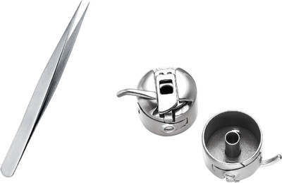 Kunfaya Combo Of 1 Tweezer + 1 Bobbin Case Sewing Kit