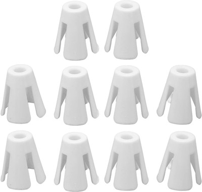 Wotel COMBO 10Pcs White Plastic Coil Claw Thread Spool Cone Holder Sewing Kit