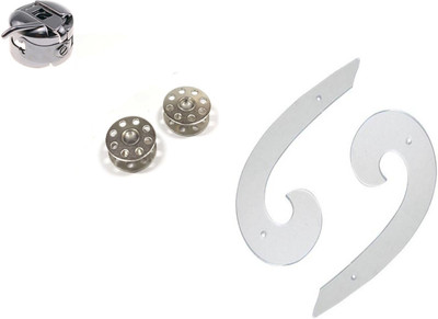 Crafts Haveli Combo 2 Items Bobbin 2Pc _ Case & Armhole Curve 2pc Sewing Kit