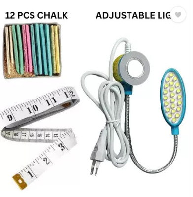 EASYSEW YOKE Led Magnetic Regulator Light Sewing Machine, Measuring Tape & tailor chalk Sewing Kit