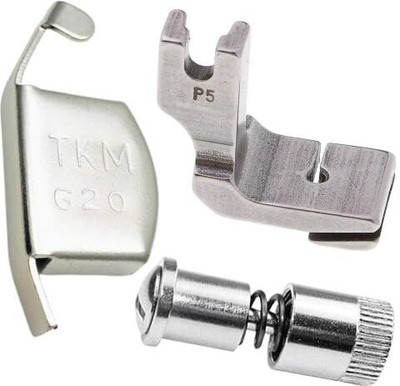 Juki P5 Gathering Presser Foot and Quick Change Screw Device, Magnetic Guide TKM G20 Sewing Kit