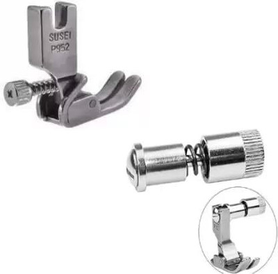 Sewtech P952 Presser Foot and Quick Change Screw Device Change Screws (Combo Set) Screw Adjustable for Flat Wagon with High Shank(Pack of 1)