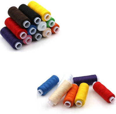 Crafts Haveli Sewing Thread 12pc & Sewing Thread 6Pc Sewing Kit