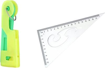 Kunfaya Combo Of 1 New Needle Threader + 1 L Curve Scale Sewing Kit