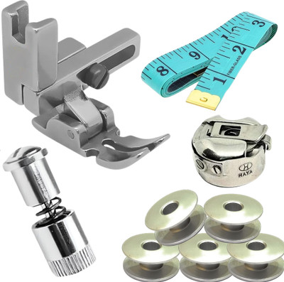 Juki High-Quality T-3 Presser Foot with Screw Changer, Bobbin Set Sewing Kit