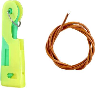 Kunfaya Combo Of 1 New Needle Threader + 1 Machine Leather Belt Sewing Kit