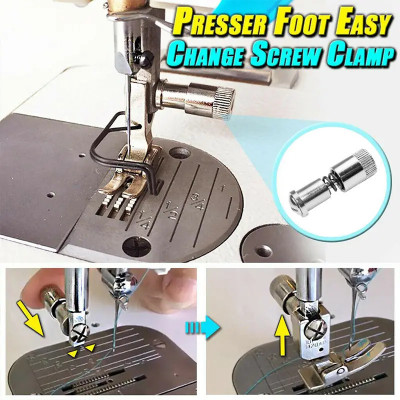 SSS QuickChange Screw Device Universal PresserFoot Clamps Adjustable Acc. SewingKit Sewing Kit