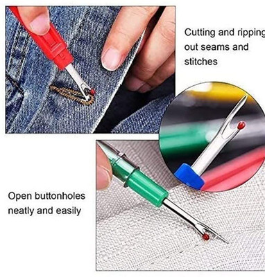 manrish TailoringTools/Cutter,SeamRippers,Tracing Wheel,Measuring Tape,Threader Combo Sewing Kit