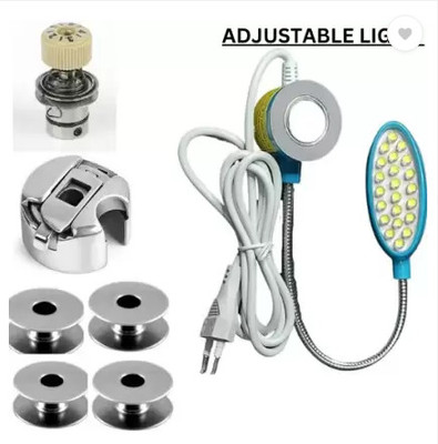 EASYSEW YOKE Led Regulator Light, Bobbin, Bobbin Case, Tention Post Sewing Machine Sewing Kit