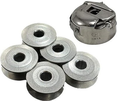ONUS HAYA Bobbine Case + Alumunium Bobbins Industrial Double Machine Steel Sewing Kit