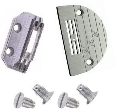 Juki E-16 Needle Plate & Feed Dog Combo with Screws for Single Needle Sewing Kit