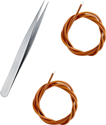 Kunfaya Combo Of 1 Tweezer + 2 Machine Leather Belt Sewing Kit