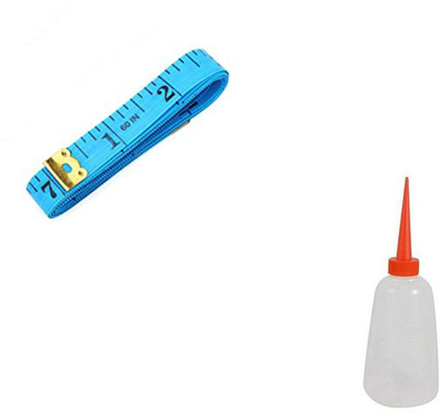 Crafts Haveli Tailoring Combo 2 Items Measuring Tape-1 & Sewing-Machine-Oil Sewing Kit