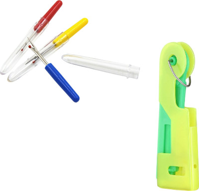 Kunfaya Combo Of 3 Seam Ripper + 1 Needle Threader tool Sewing Kit
