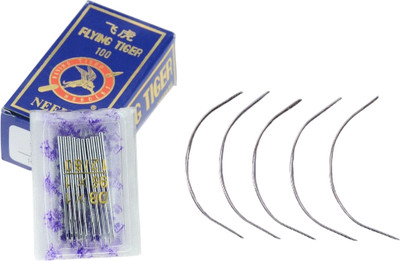 Kunfaya Combo Of 10 Machine Needle 16No. + 4 C Type Needles Sewing Kit