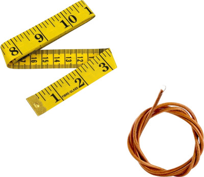 Kunfaya Combo Of 1 Measuring Tape + 1 Machine Leather Belt Sewing Kit