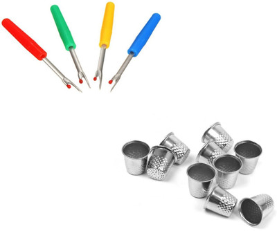 Crafts Haveli Seam Ripper 4pc & Thimble 4pc Sewing Kit