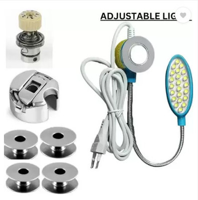 SSS COMBO Led Regulator Light, Bobbin, Bobbin Case, Tention Post Sewing Machine Sewing Kit