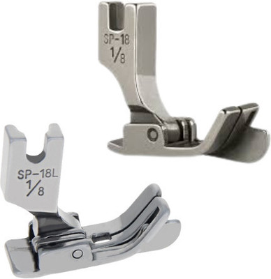 SSS SP18L1/8-SP18R1/8 Hinged Presser Foot with LEFT&Right Guide HIGH SHANK Sewing Kit