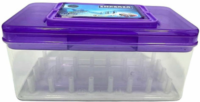 Three Mask Empty thread kit box purple color Sewing Kit