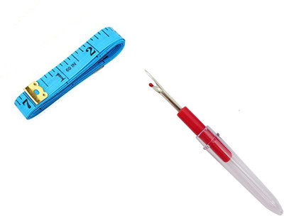 Crafts Haveli Tailoring Combo 2 Items Measuring Tape-1 & Seam Ripper-1 Sewing Kit