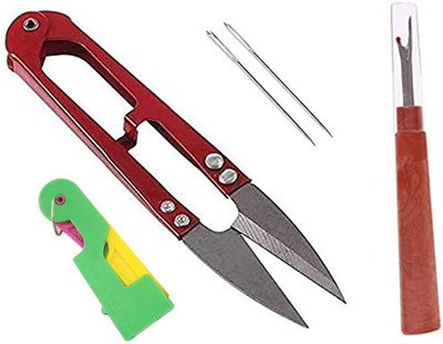 manrish Cutter,Seam Ripper,Automatic Threader & Needles Combo/Sewing Tools Combo Sewing Kit