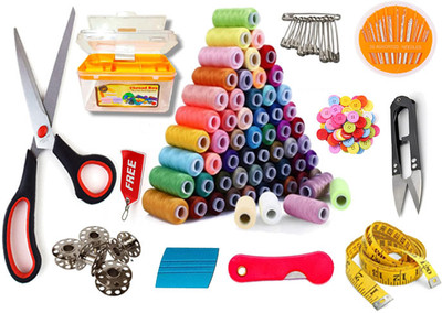 Atasi Double Layer Tailoring Travel Sewing Sets Kit Box Sewing Kit