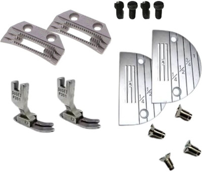 EASYSEW COMBO E-18 NEEDLE PLATE , FEED DOG , P351 PRESSURE FOOT SET FOR TAILORING Sewing Kit
