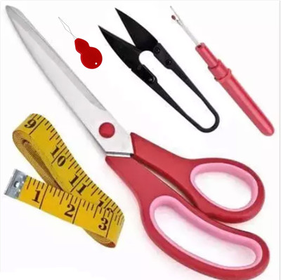 manrish Sewing Tools For Tailoring/Scissors,Cutter,SeamRipper,Threader,InchiTapeCombo Sewing Kit