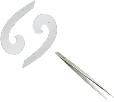 Crafts Haveli Combo 2 Items Armhole Curve 2pc & Tweezer Sewing Kit