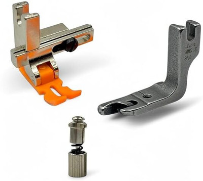 Golden Bull T3 3-in-1 Zipper Hemming Presser Foot Set w/ Quick Change for Jack JUKI (3PC) Sewing Kit