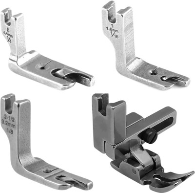 ONUS Combo Presser Foot 1/4-1/8-1/16 Hemming & T-3 – Industrial Sewing Set Sewing Kit