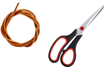 Kunfaya 1 Machine Leather Belt + 1 Scissor Sewing Kit