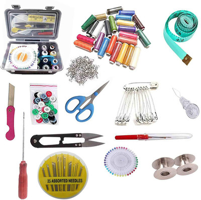 Reveknow Two Layer Portable Travel Sewing Kits Box Sewing Kit
