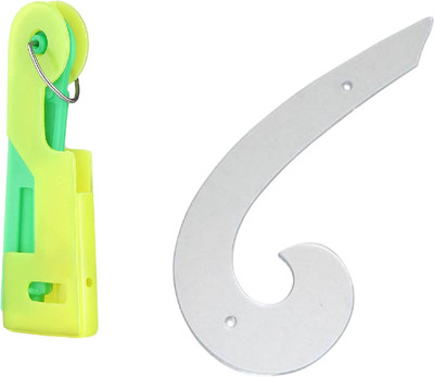 Kunfaya Combo Of 1 New Needle Threader + 1 Armhole French Curve Sewing Kit