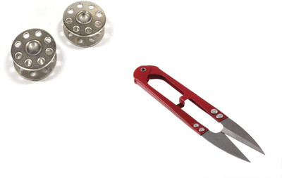 Kunfaya Tailoring Combo Of 2 Bobbins + 1 Thread Cutter Sewing Kit