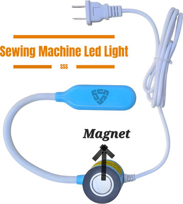Sewtech Sewing Machine LEDLight and Equipment Light Adjustable and Magnetic (4 cm, Blue) Sewing Kit