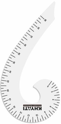 Kitoarts French Curve For Tailoring,French Curve Scale,Armhole Curve with Printing 0-36cm Sewing Kit