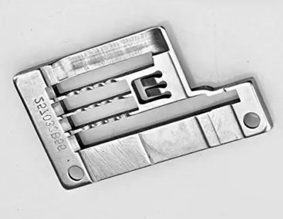 EASYSEW Needle Plate (257033B56) for Flat Lock Folding Machine for Pegasus Model W500 Sewing Machine Base No(Steel)