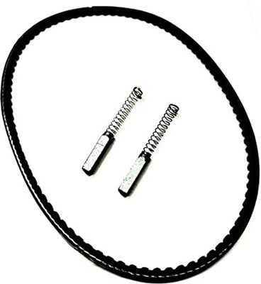 ZENITH Motor Belt and Carbon 6 X 550 mm 1 Belt 2 Carbon set for Mini Motor 1/16 1/12 Nylon Round Sewing Belt